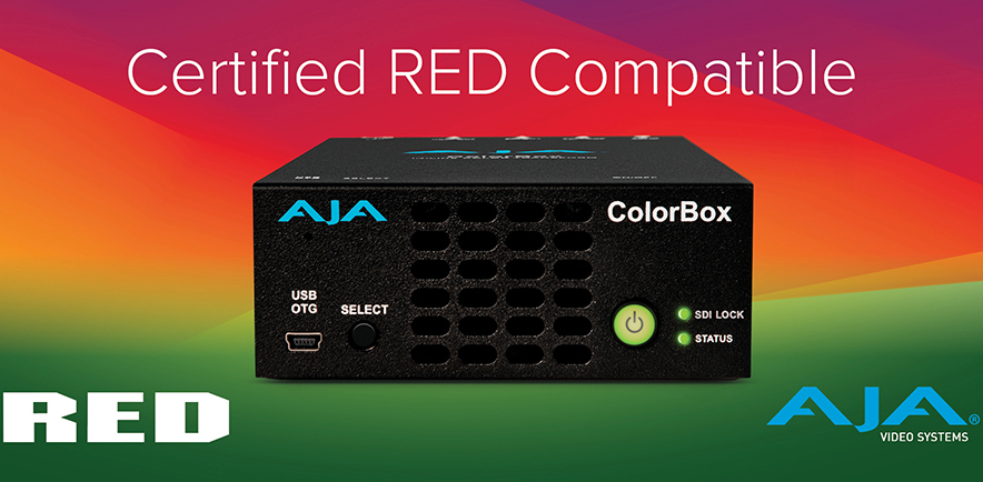AJA ColorBox RED Sertifikasını Aldı