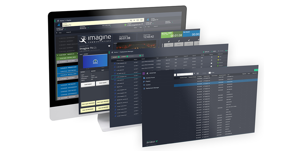 Imagine, Aviator Automation ile Hibrit Şirket İçi ve Bulut Playout'un Birleşik Kontrolünü Etkinleştiriyor