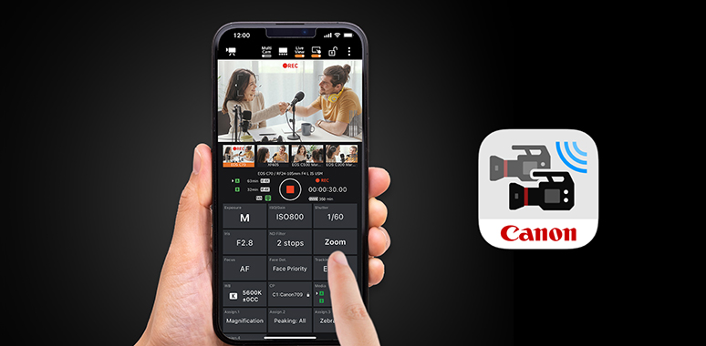 Canon Yeni Akıllı Telefon Uygulamasıyla XF605 ve Cinema EOS Serisi Yazılım Güncellemesini Kullanıma Sunuyor