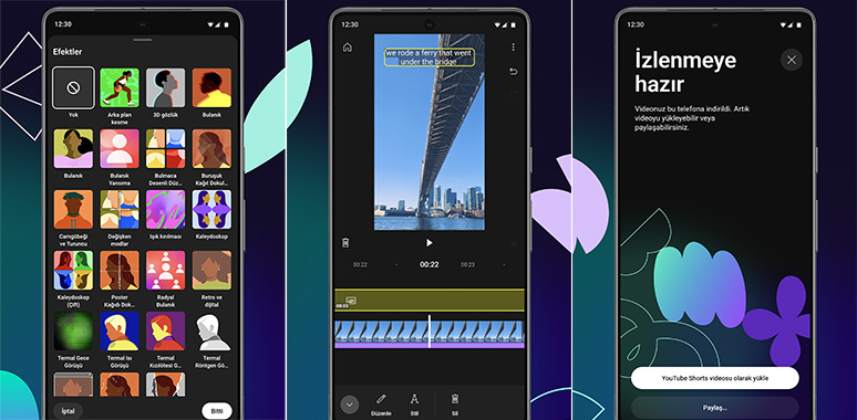 Video Düzenlemeyi Daha Basit Hale Getiren YouTube Create, Artık Android’de Türkçe Olarak Kullanılabiliyor