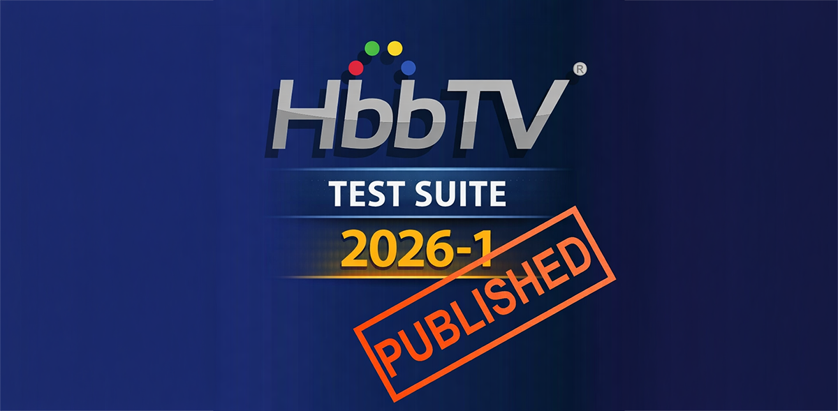 HbbTV, Yeni DRM ve WAVE Test Kapsamı ile Test Paketi 2026-1'i Yayınladı