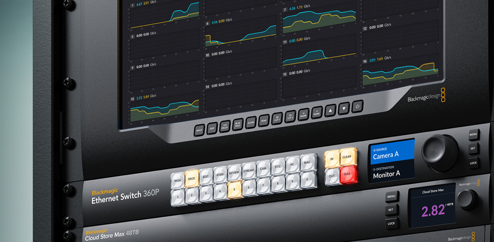 Blackmagic Design, Yeni Blackmagic Ethernet Switch 360P'yi Duyurdu