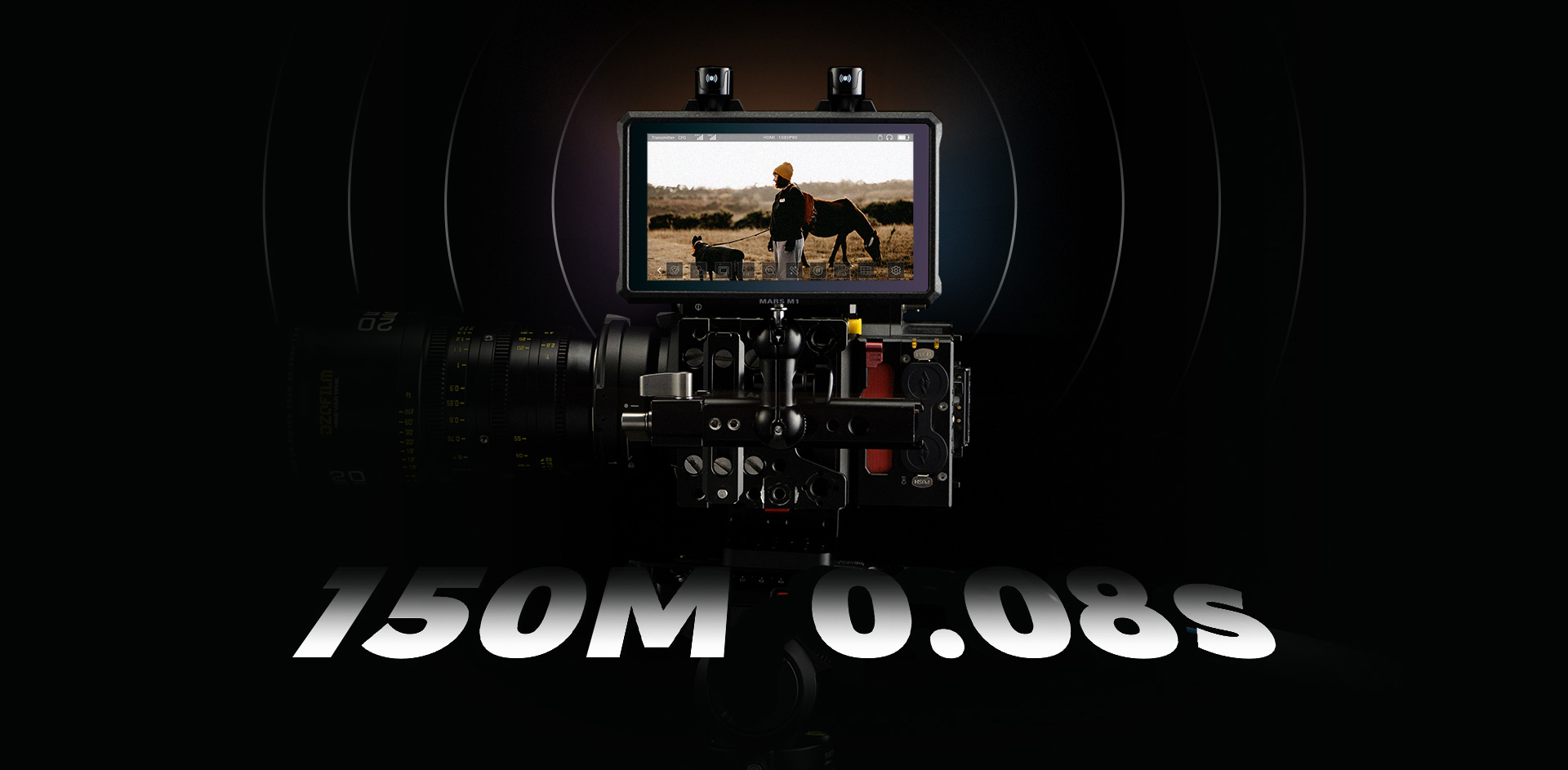 Hollyland Mars M1 5.5 inç Kablosuz Transceiver Monitör